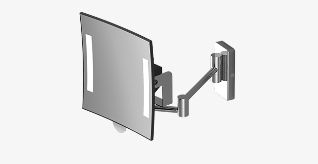 Imagen producto MAGNIFYING MIRROR (X2) 2 ARMS LED BATTERY
