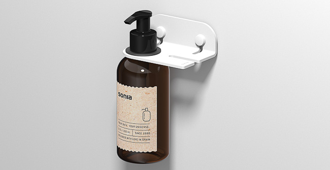 Imagen producto SOAP DISPENSER & ROBE HOOK