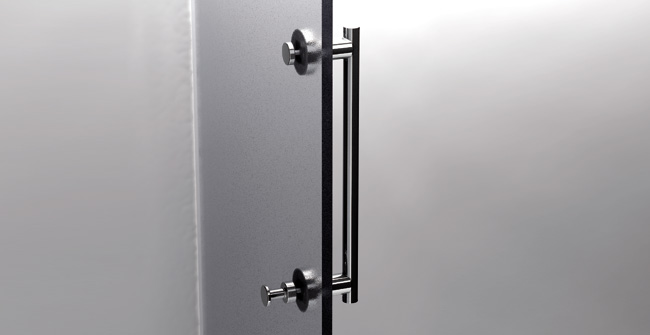 Imagen producto SHOWER DOOR HANDLE 400 MM. + PULL SHOWER DOOR